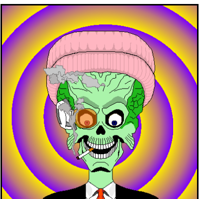 77 Weird Aliens #8 static token preview