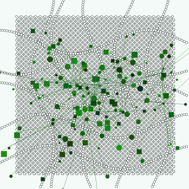 abstract with circles and squares #4 static token preview
