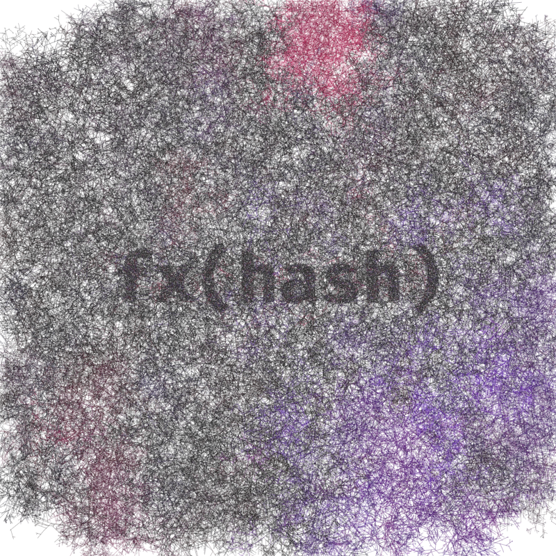 FXHASH Generative Logo #63 static token preview