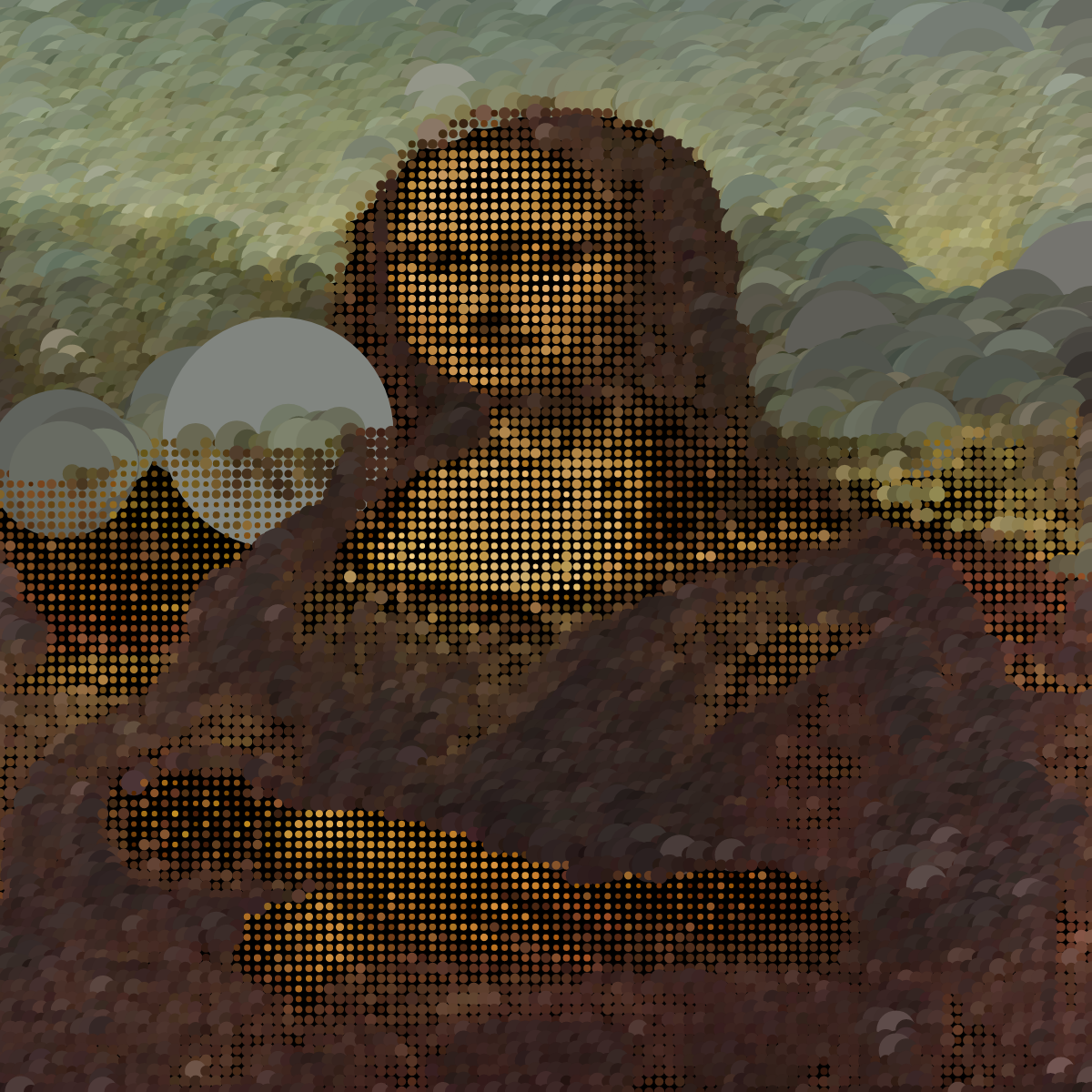 Getting Close to Monna Lisa #4 static token preview