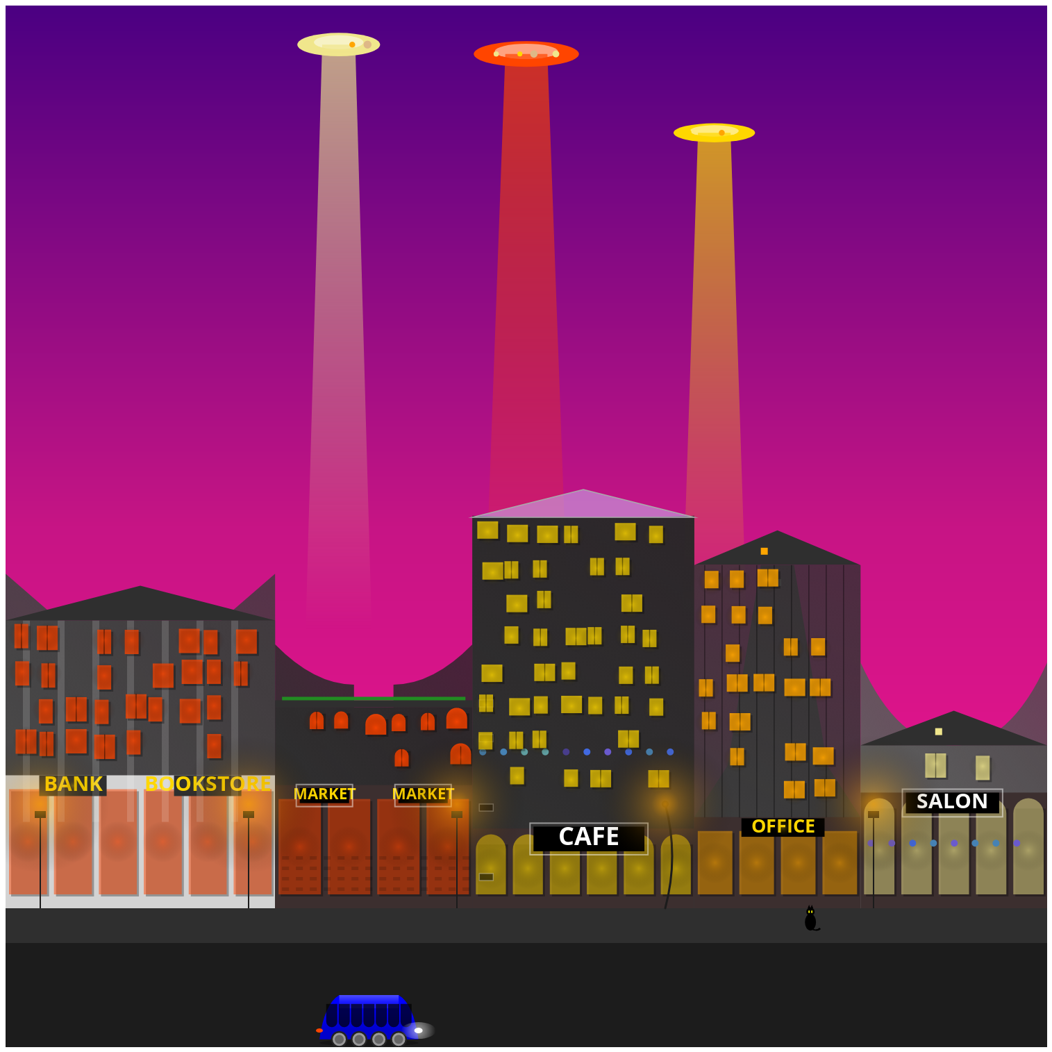 Night city life #6 static token preview