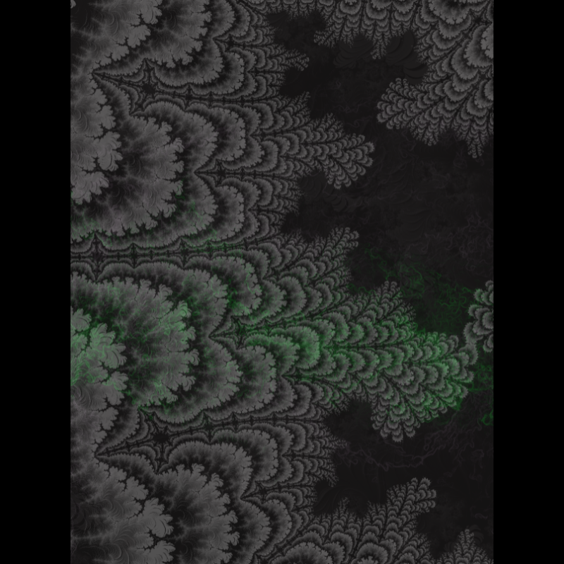 monochrome nebular fractal #11 static token preview