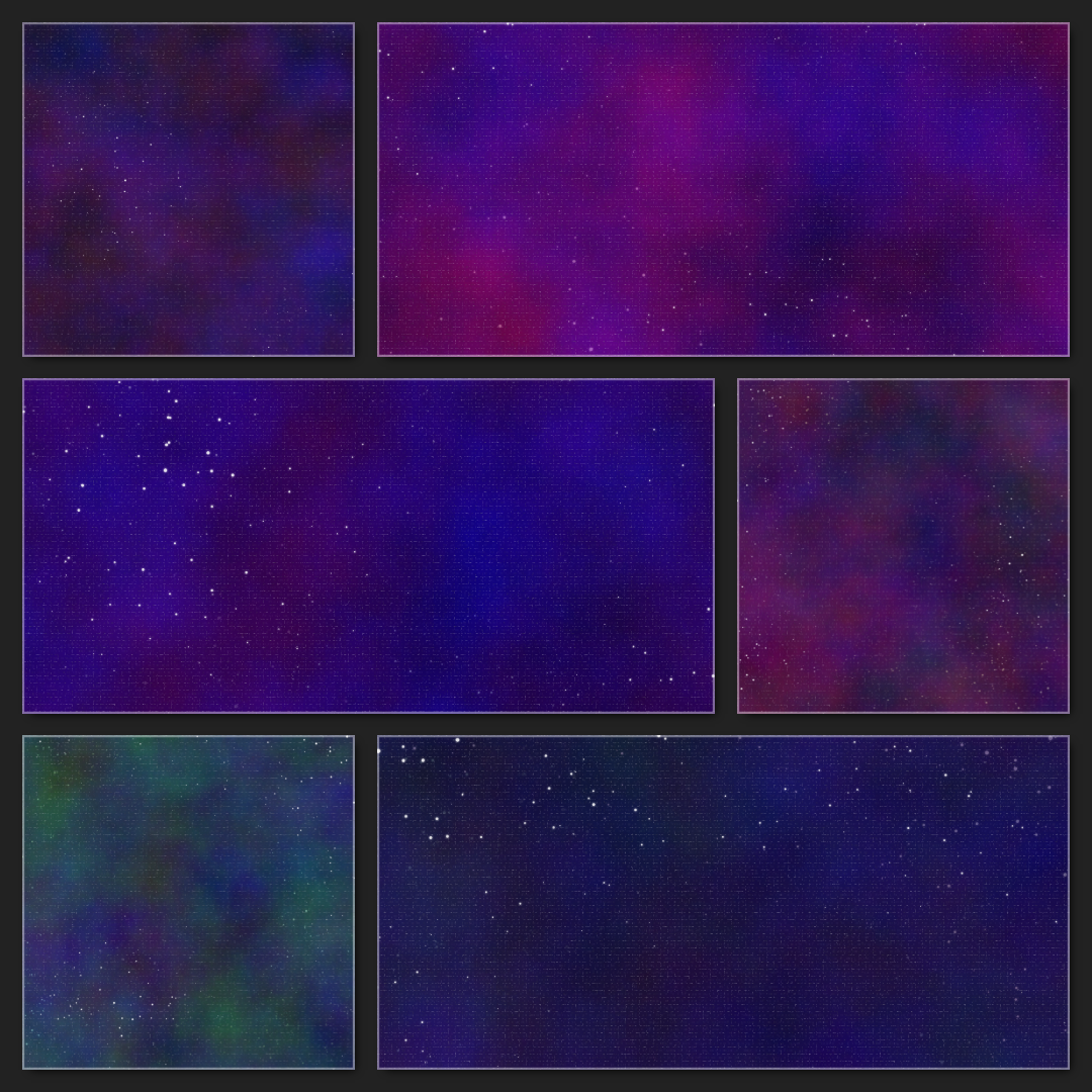 Nebula Clusters #1 static token preview