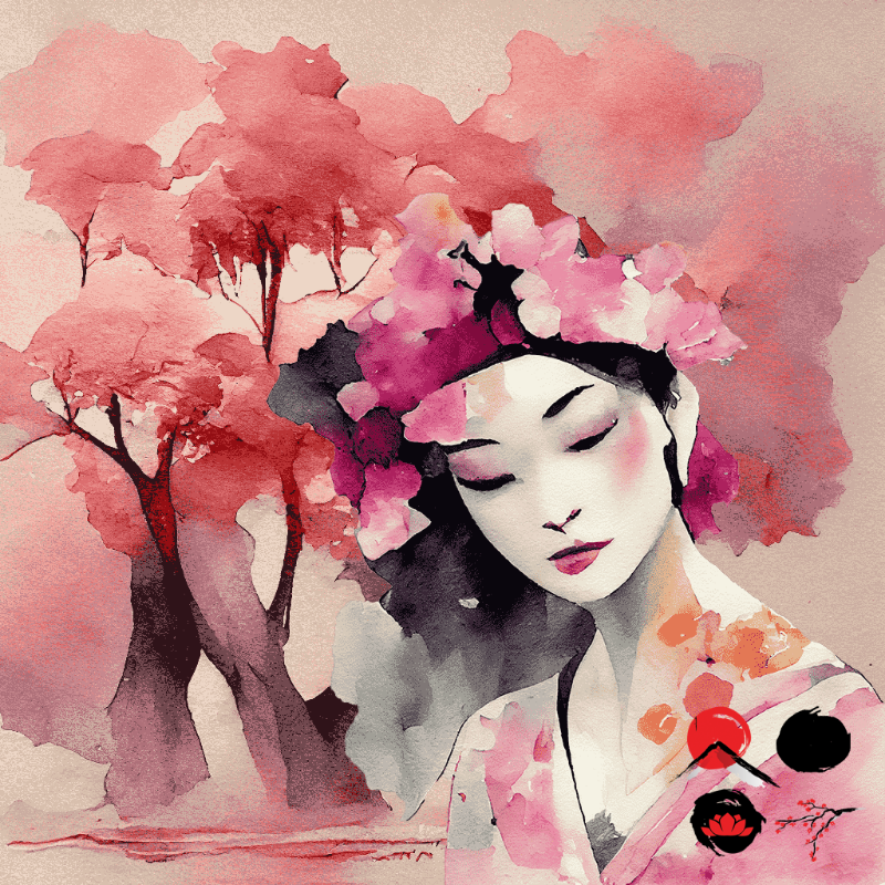 Pink Geisha #16 static token preview