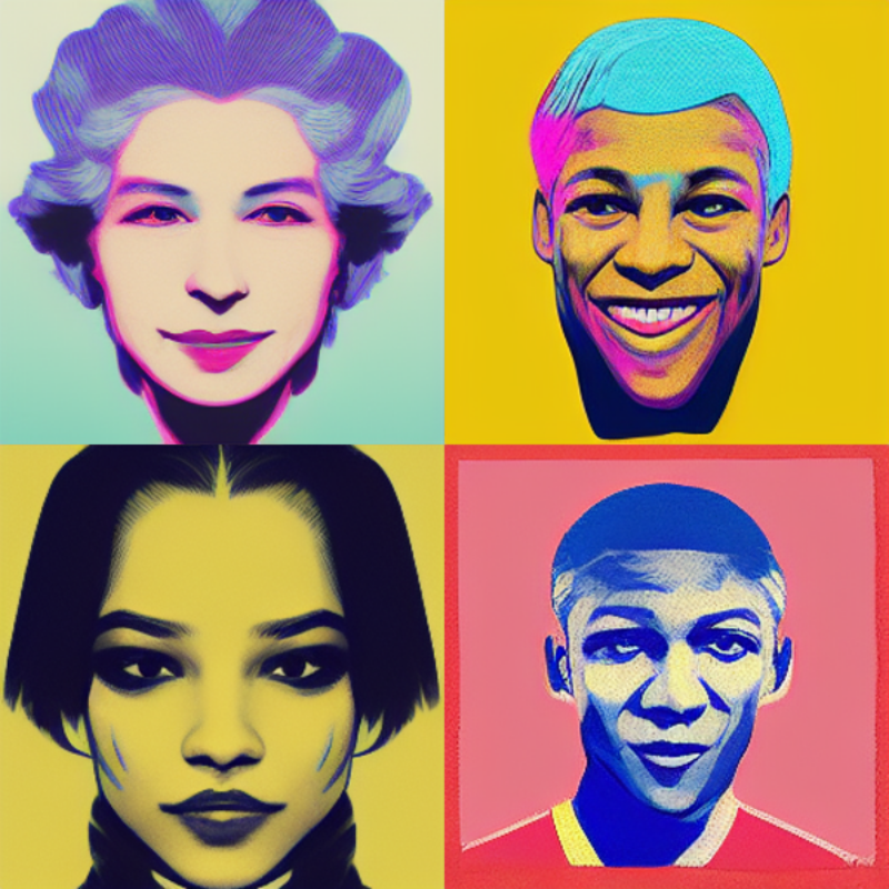 Worldy Warhol #18 static token preview