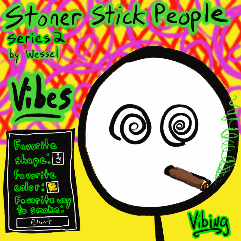 Stoner Stick People Series 2 #23 static token preview