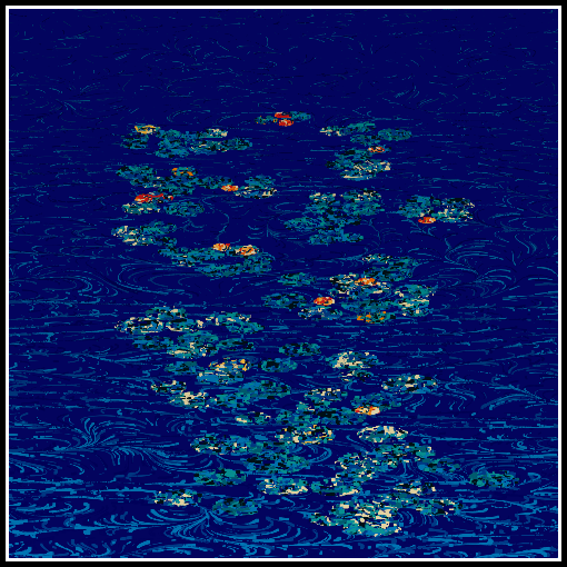 Polluted water lilies #2 static token preview