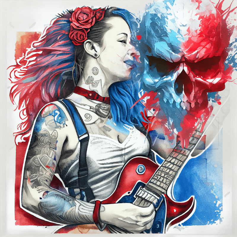 Hard Rock Girl 1 #14 static token preview