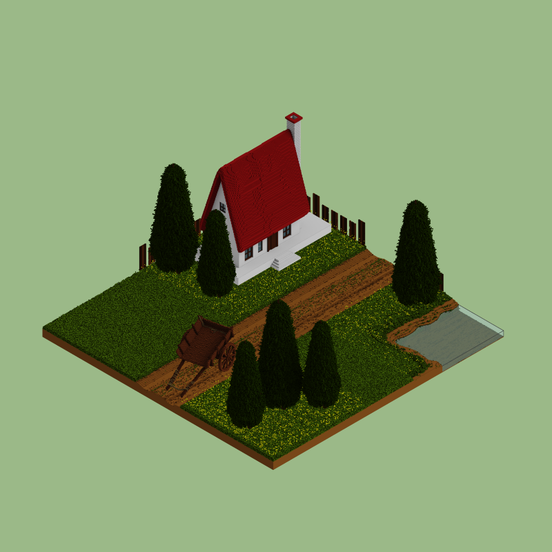 Pastel cottages #2 #8 static token preview