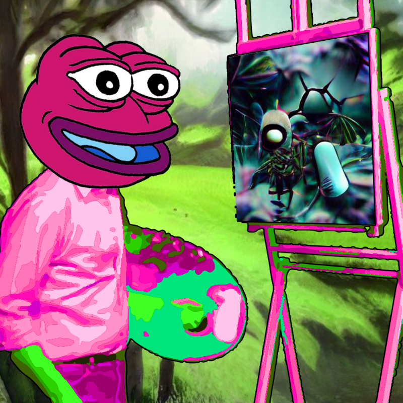 Pepe Ross goes AI #13 static token preview