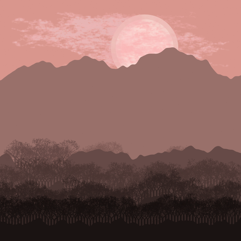 Generative Mountains #4 static token preview