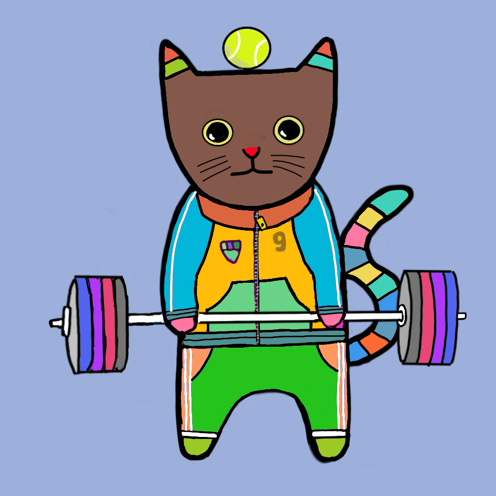 Sports cat #5 static token preview
