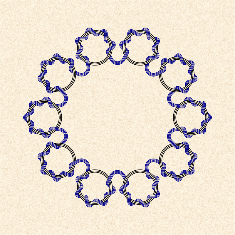 Sinusoidal Weave #18 static token preview