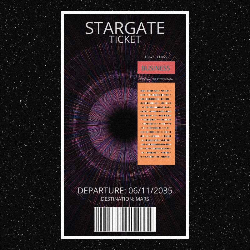 Stargate Ticket | Reboot #9 static token preview