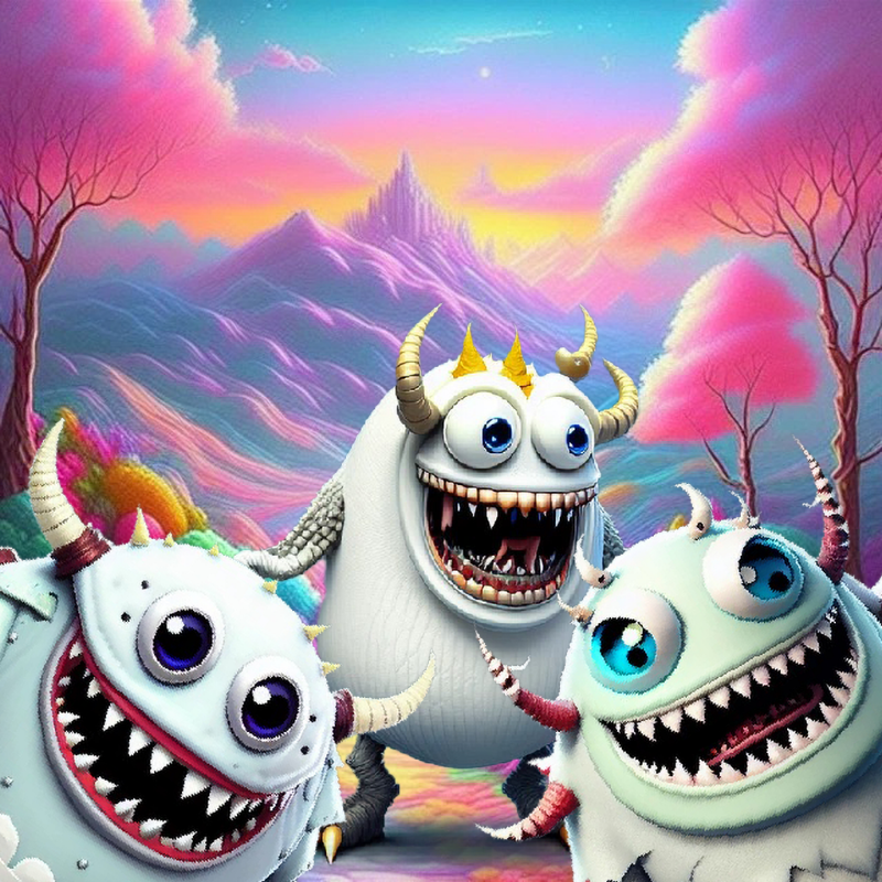 Candy Monsters #13 static token preview