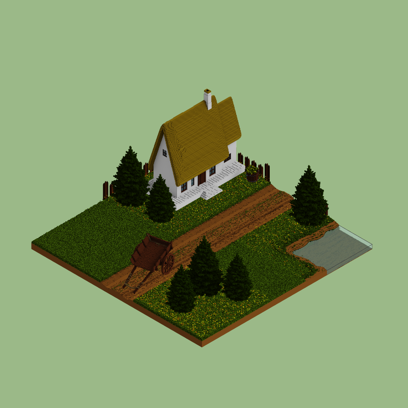 Pastel cottages #2 #9 static token preview