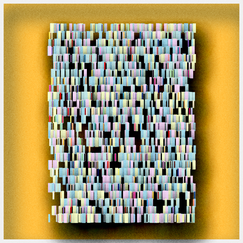 Floating Bookshelves #21 static token preview