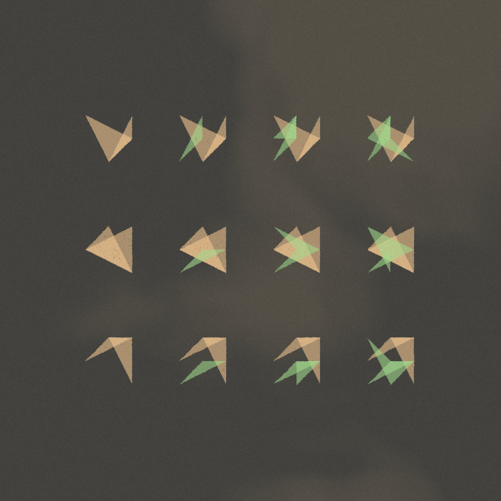 Origami. #15 static token preview