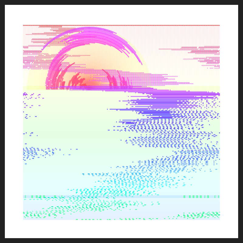Glitch Acuarela #22 static token preview