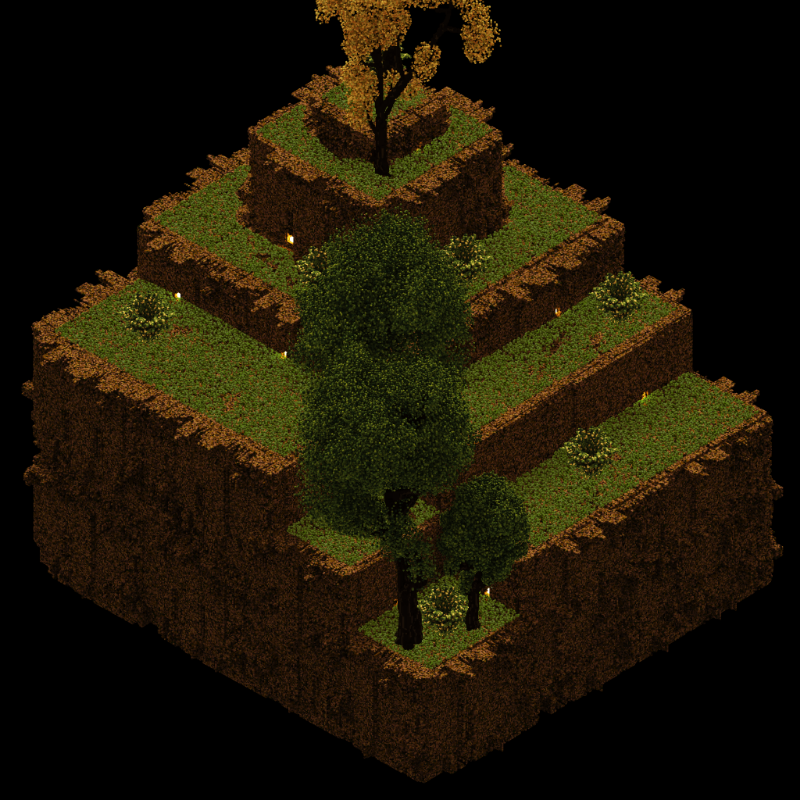 Voxel Temple #3 static token preview