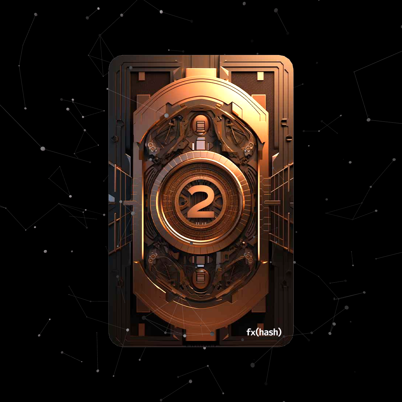 FXHash 2.0 Card #18 static token preview