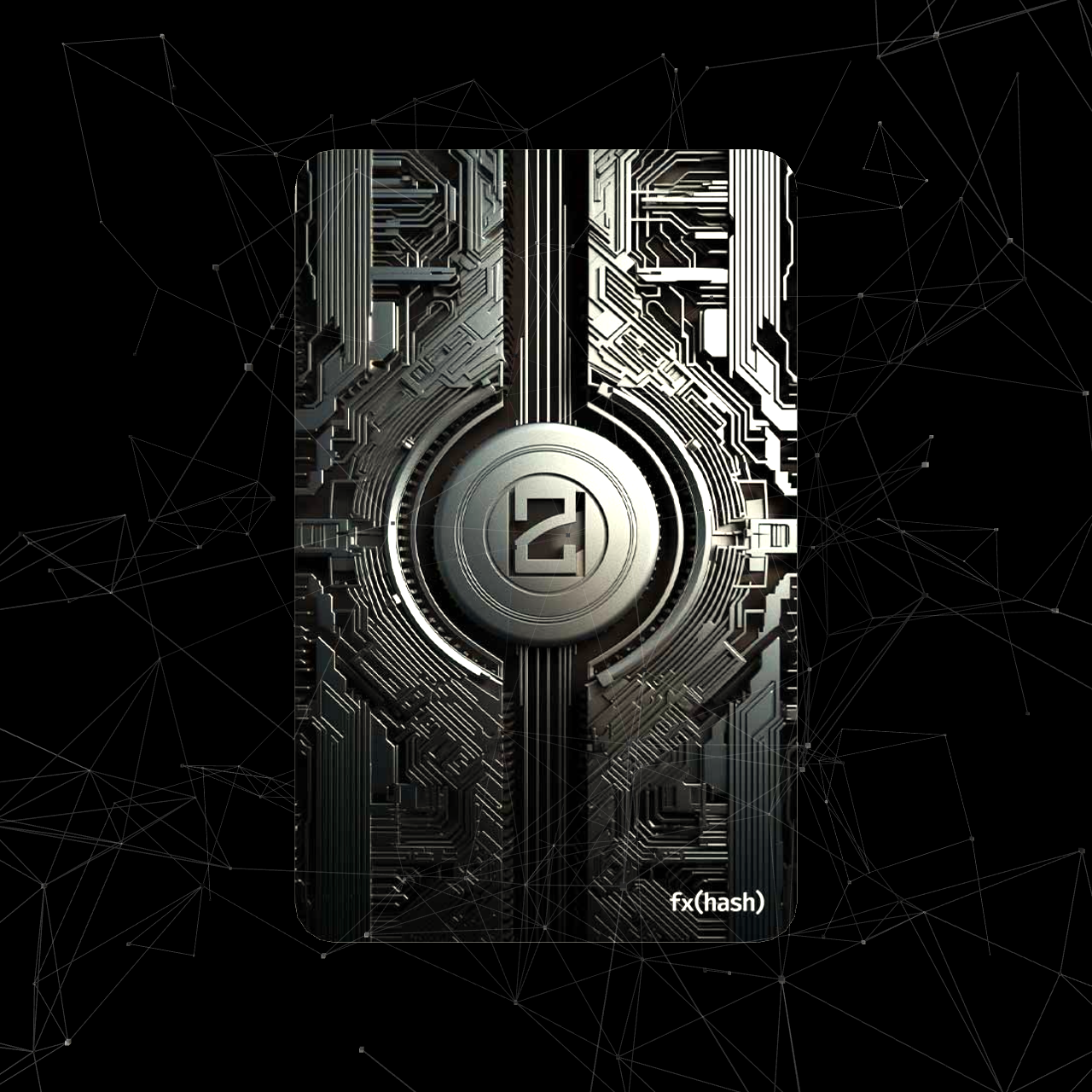 FXHash 2.0 Card #4 static token preview