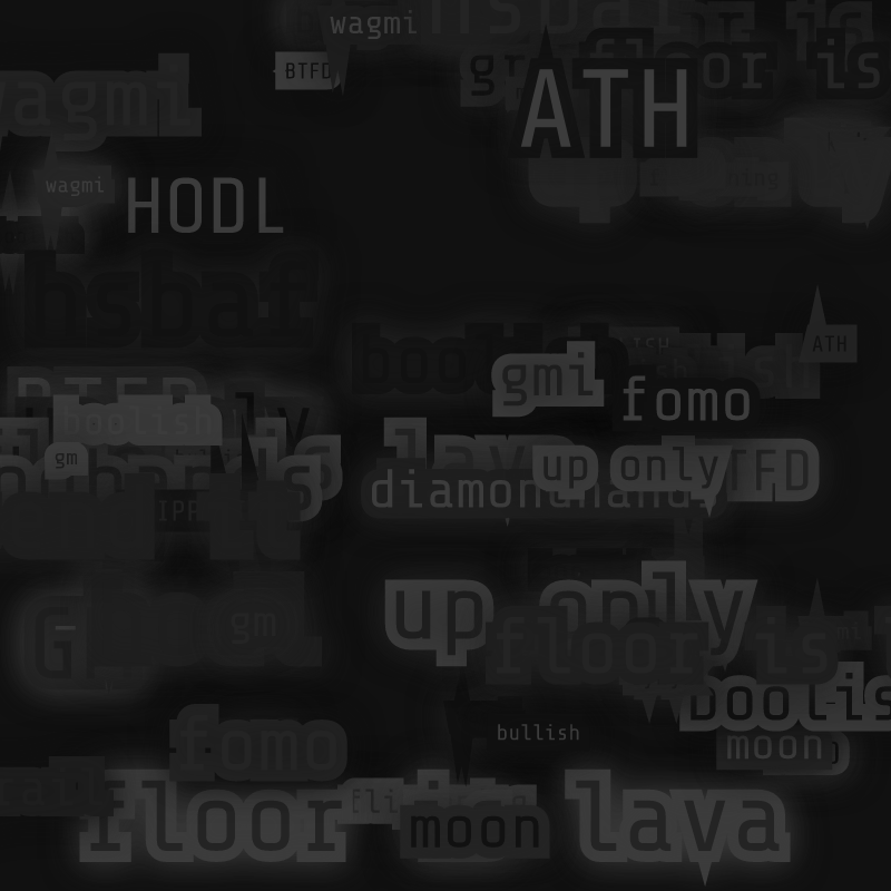 Crypto Words #21 static token preview