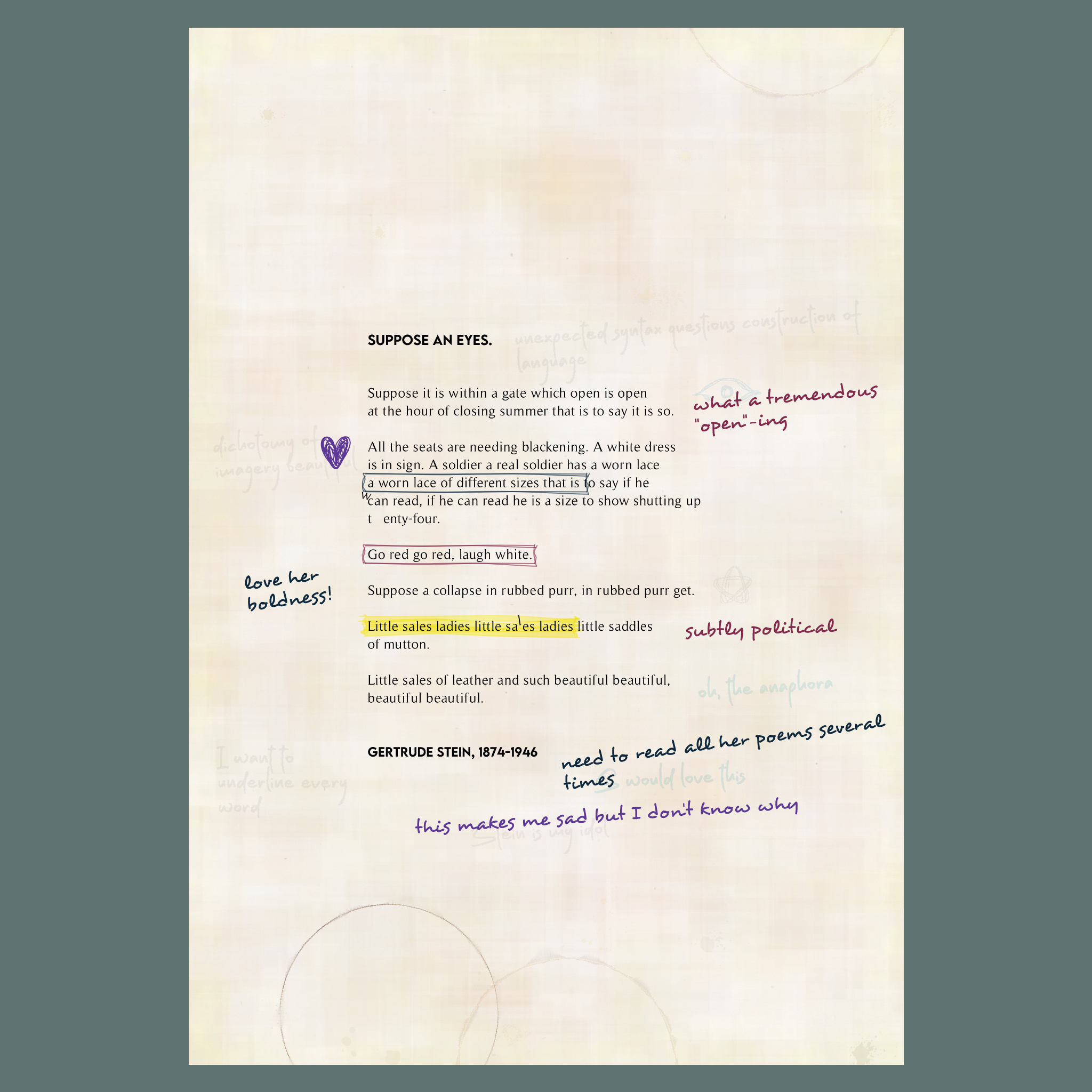 Poems in the Public Domain #6 static token preview