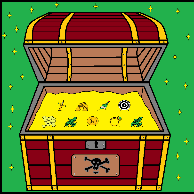 Treasure loot box #21 static token preview