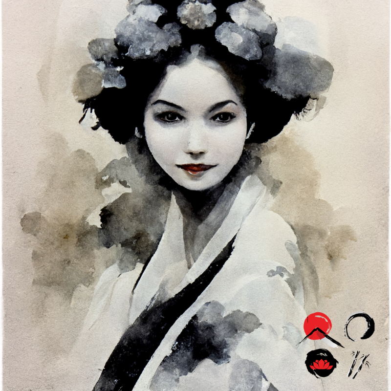 Winter Geisha #16 static token preview