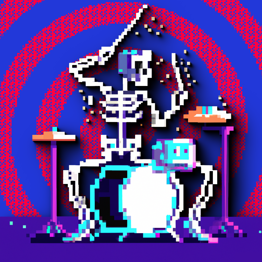 The Rolling Bones - Damned Drummers #5 static token preview