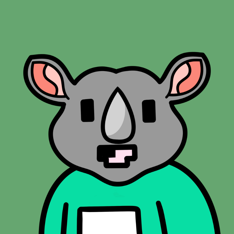 Cool Rhinoo #7 static token preview