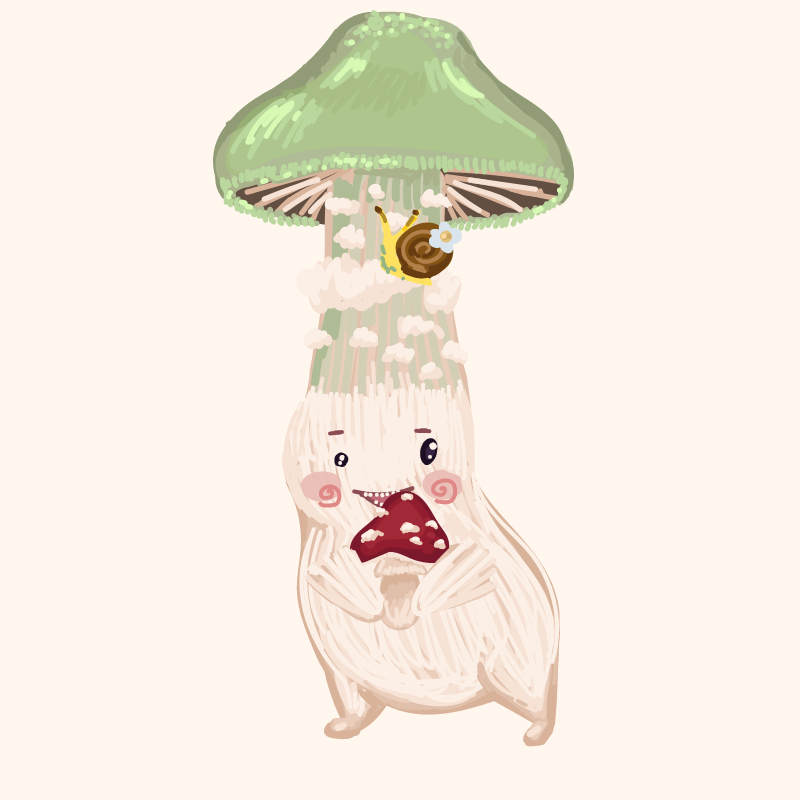 Cute Mushrooms Forest Guys #19 static token preview