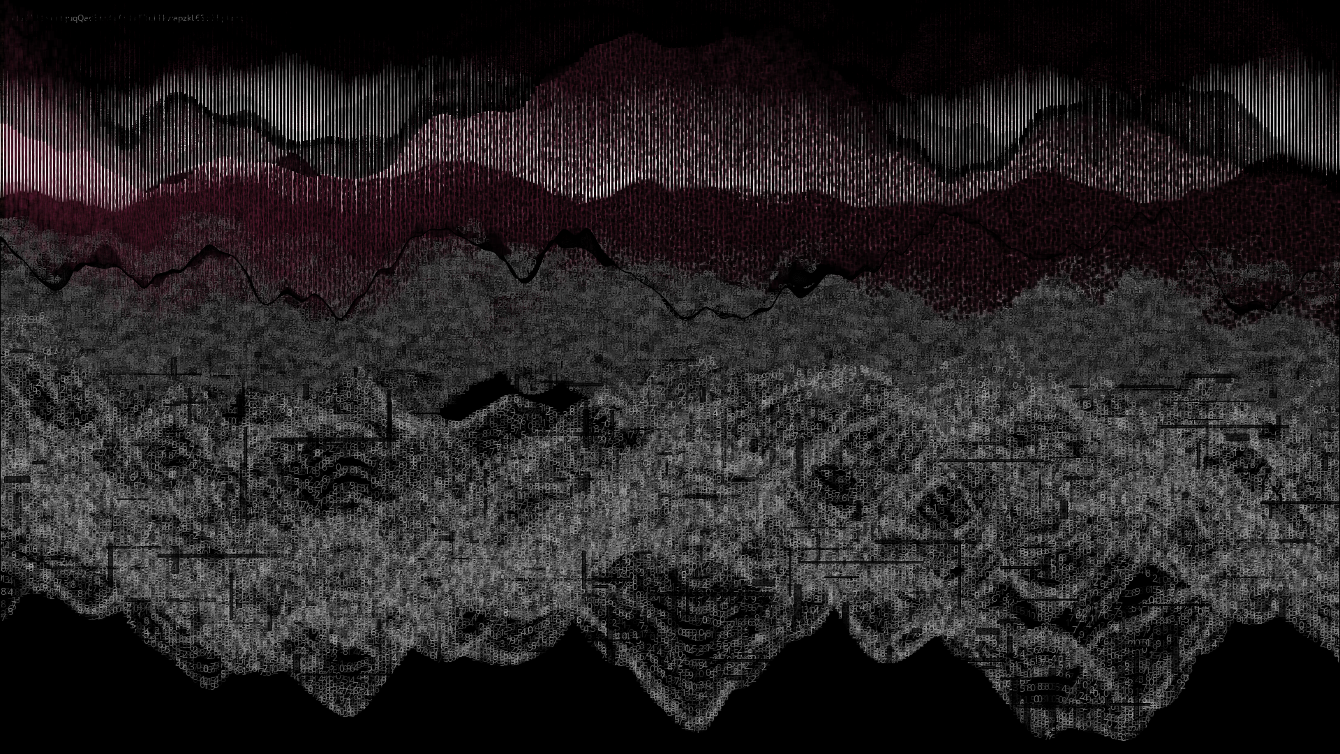 Pixel rain in a data landsacape #103 static token preview