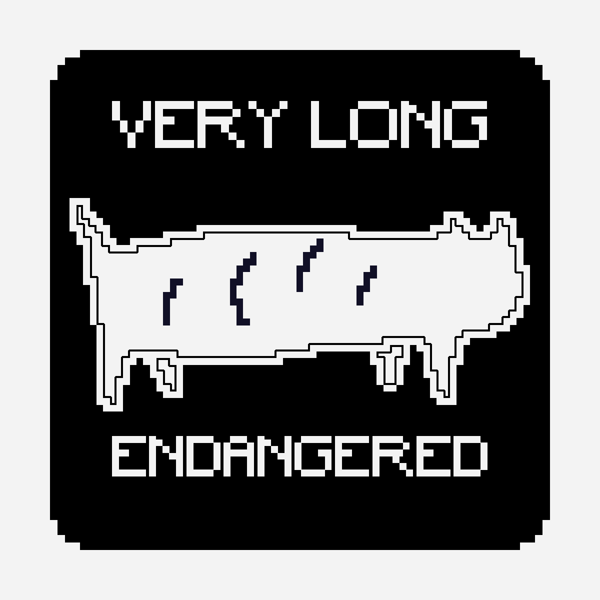 VERY LONG ENDANGERED CAT #3 static token preview