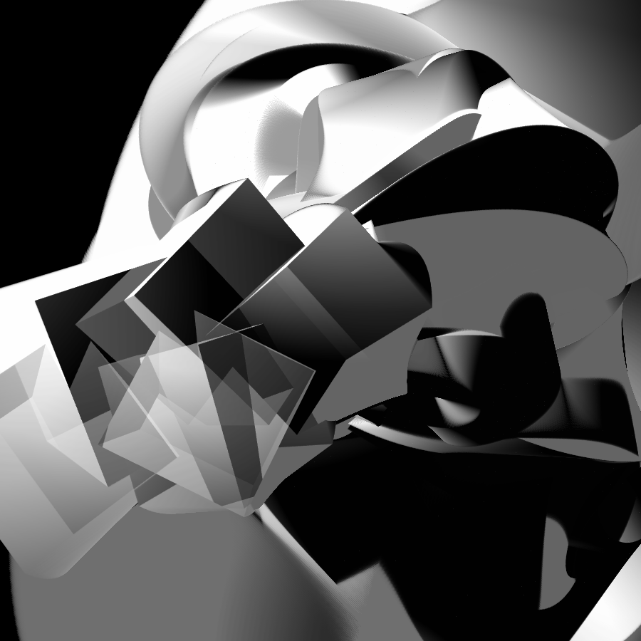 Transparent Evolving Sculpture #15 static token preview