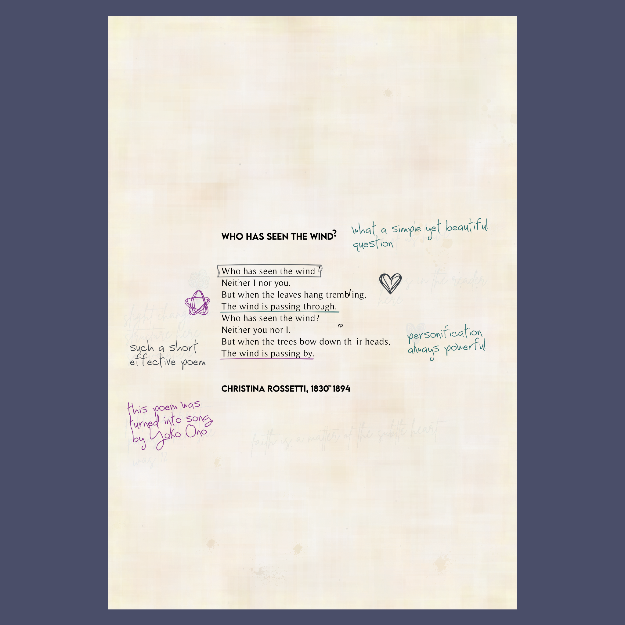 Poems in the Public Domain #16 static token preview