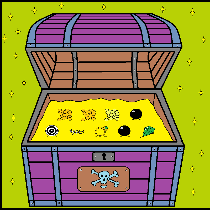 Treasure loot box #61 static token preview