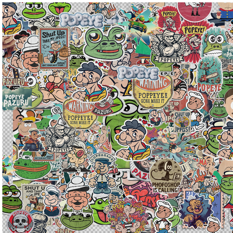 Sticker addict: PEPEYE #11 static token preview