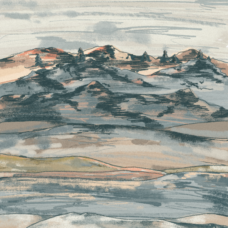 Postcard From The Mountains #6 static token preview