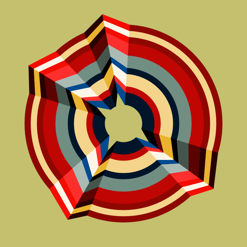 Folded Circle #4 static token preview