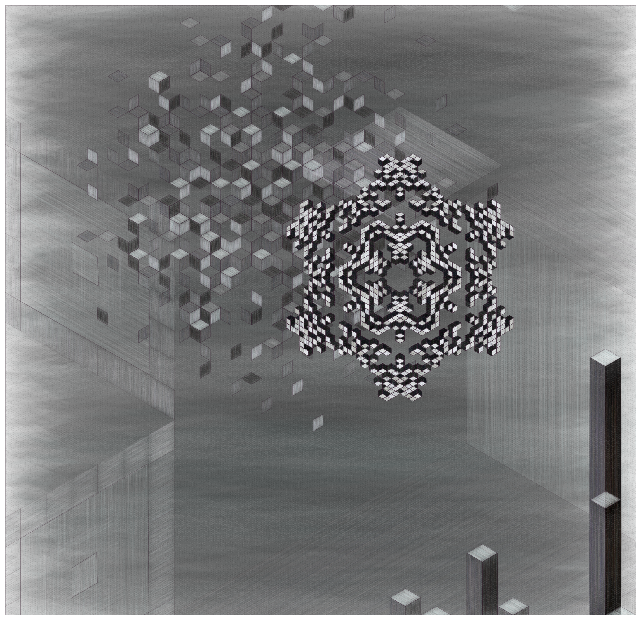 View From Our Window Depicted In Rhombuses #23 static token preview