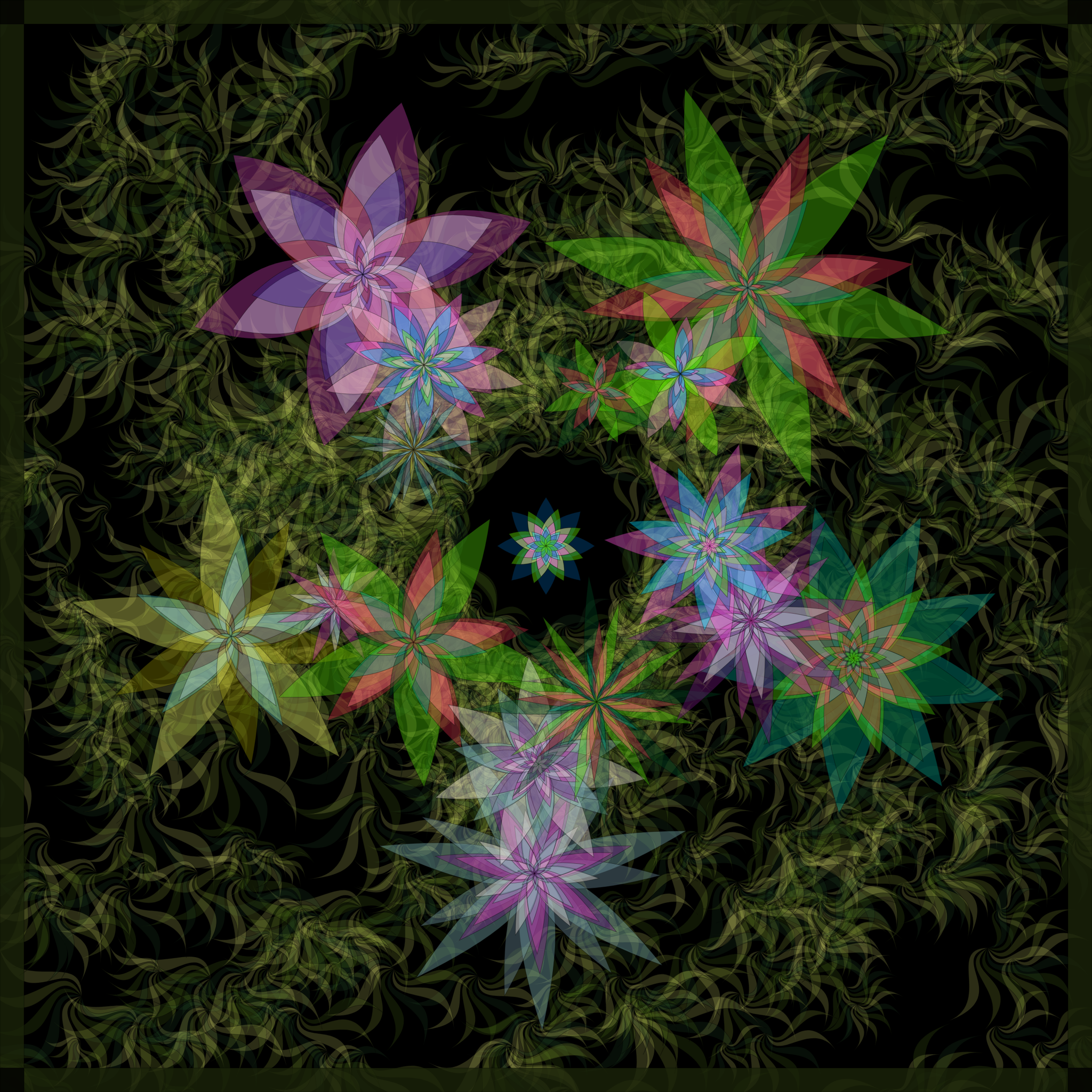 Bezier Garden #14 static token preview