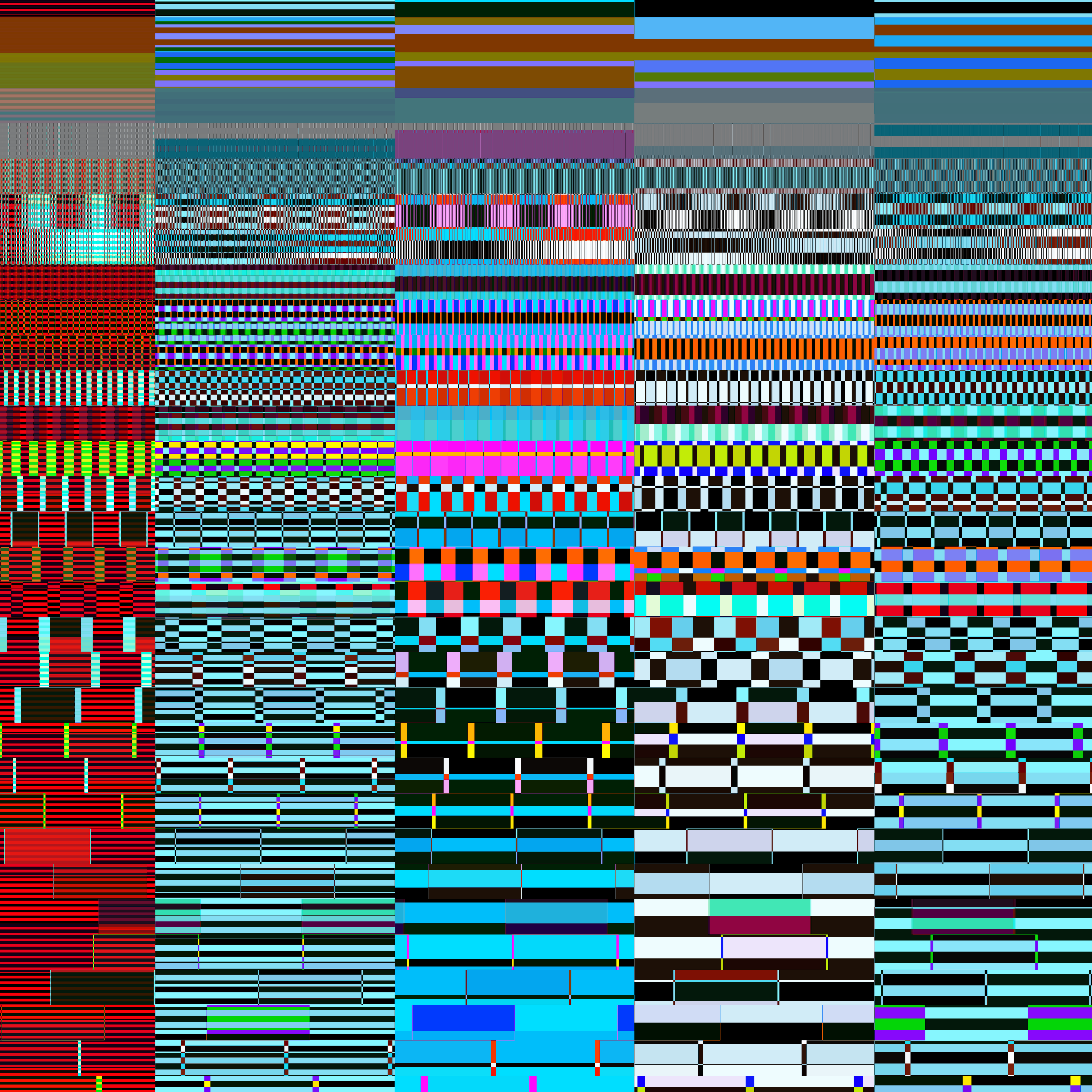 Glitchometry Stripes #4 static token preview