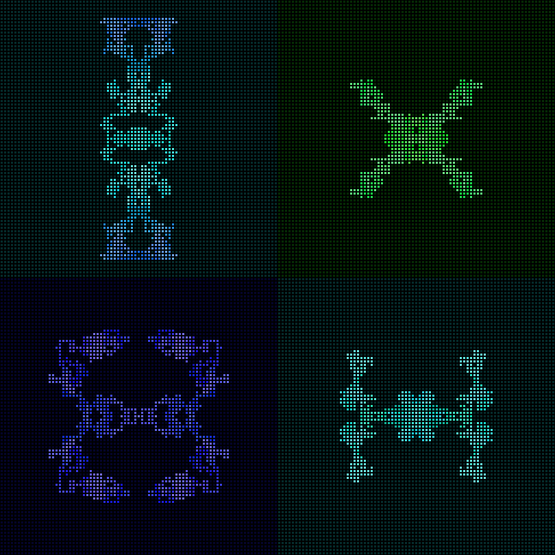 Dither Creatures 2x2 #24 static token preview