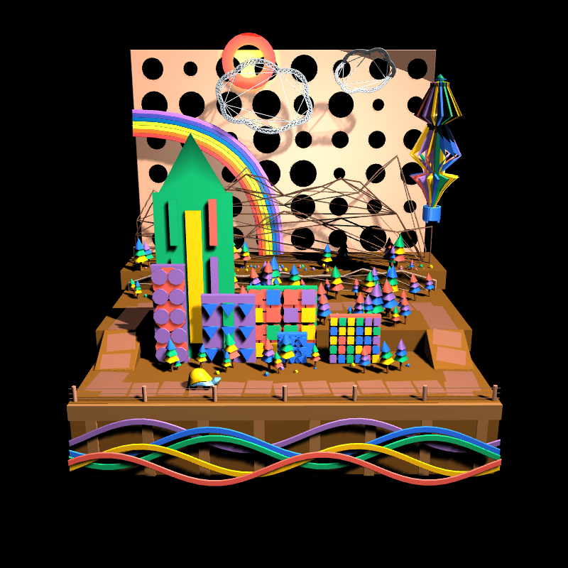 Paper Art 3D #20 static token preview