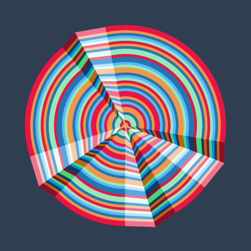 Folded Circle #6 static token preview