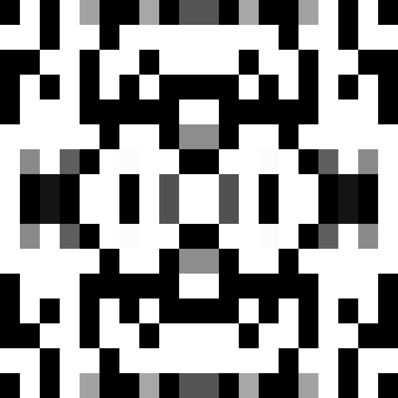 QR Glyphs Invaders #11 static token preview