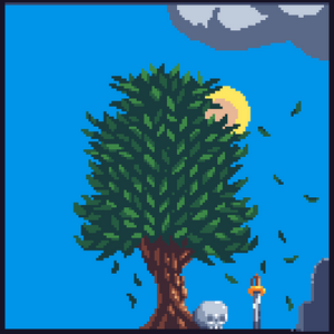 Windy Day Under Tree project preview