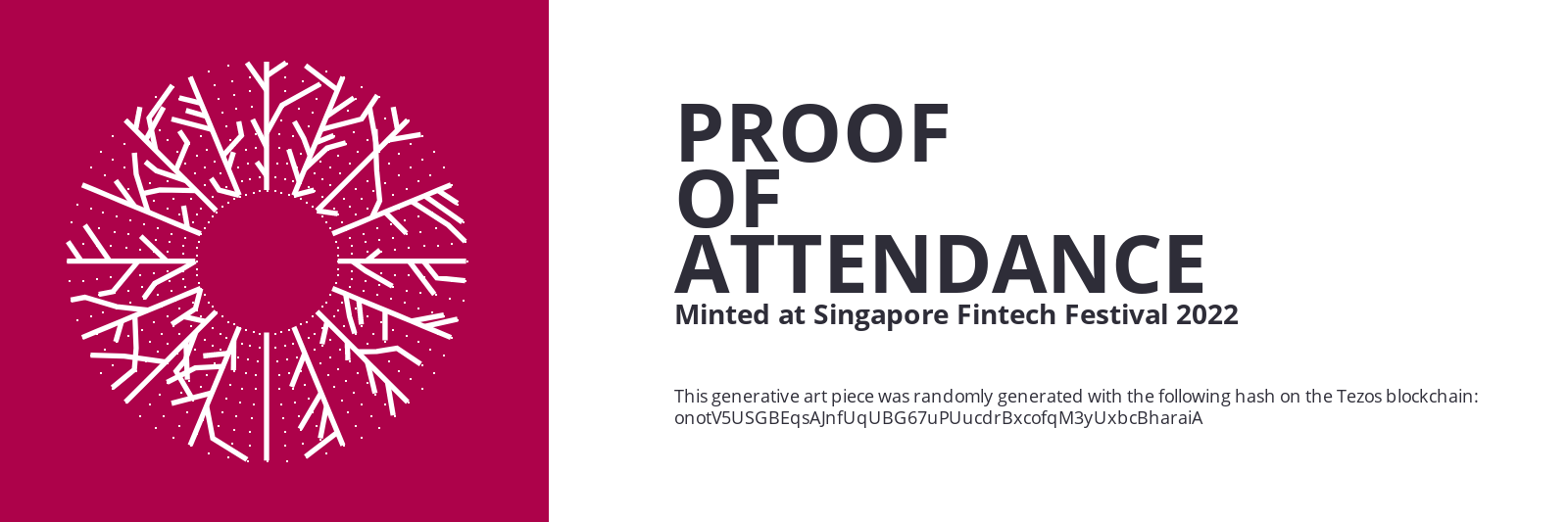 SFF2022 Proof of Attendance Token #461 static token preview